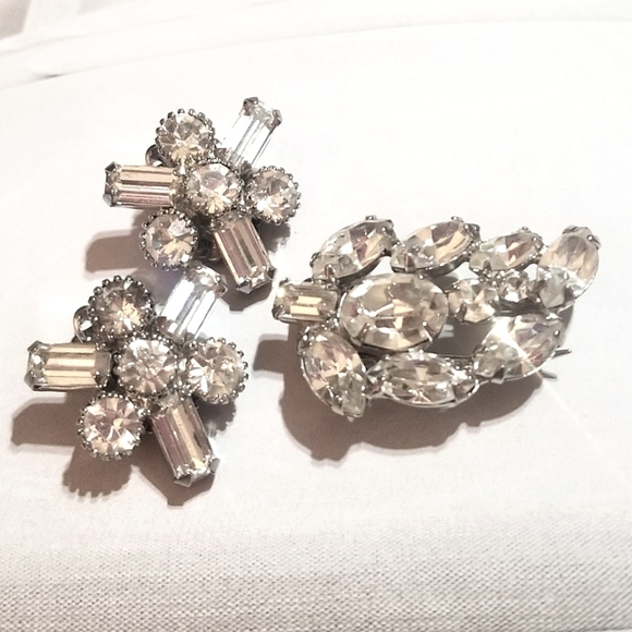 EARLY WEISS Demi Parure ~Spectacular & VERY RARE - Picture 8 of 8